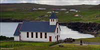 Rituvíkar kirkja / Kirken i Rituvík / The church in Rituvík. 09.07.2020