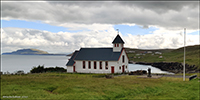 Rituvíkar kirkja / Kirken i Rituvík / The church in Rituvík. 09.07.2020