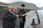 Elaine & Ricardo Palma, víðagitin lúsafrøðingur úr New Zealandi, vitjaðu Føroyar í mai 2009 / Elaine & Ricardo Palma, highly estimated lice expert from New Zealand, payed Faroe Islands a visit in May 2009.