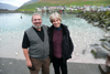 Elaine & Ricardo Palma, víðagitin lúsafrøðingur úr New Zealandi, vitjaðu Føroyar í mai 2009 / Elaine & Ricardo Palma, highly estimated lice expert from  New Zealand, payed Faroe Islands a visit in May 2009.