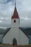 Húsa kirkja / Kirken í Húsar / The church in Húsar.