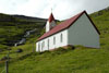 Hattarvíkar kirkja / Kirken i Hattarvík / The church in Hattarvík.