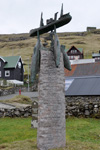 Minnisvarði yvir Stellu Argus / Mindesten over Stella Argus / In memory of Stella Argus, Kvívík.