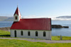 Kirkjan í Hesti / Kirken på Hestur / The church in Hestur.
