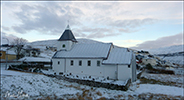 Hósvíkar kirkja / The church in Hósvík 04.12.2018