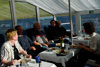 Døgurði umbord / Middag ombord / Dinner on the Lakeside boat.
