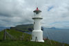 Vitin í Mykineshólmi / Fyrtårnet på Mykineshólm / The lighthouse in Mykineshólm.