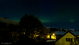 Norðlýsið - Aurora borealis, Tórshavn 20.01.2016