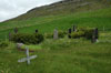 Kirkjugarður á Drelnesi / Kirkegård i Drelnes / The cemetery in Drelnes.