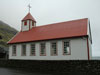 Tjørnuvíkar kirkja / Kirken i Tjørnuvík / The church in Tjørnuvík.