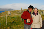 Dr. Yingguang Chan, Emilie Hardouin & a Faroese ram.